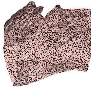 Anybody Pink Animal Print Pajama Pants